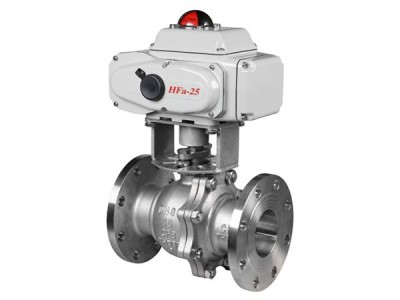 法兰电动切断球阀 ZDRR系列电动球阀图2